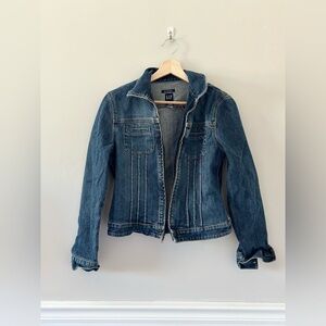 Like New Vintage GAP stretch cropped denim jacket